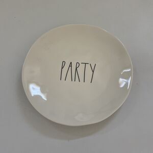 Rae Dunn PARTY MELAMINE Dinner Plate 10"‎ Farmhouse Country Decor